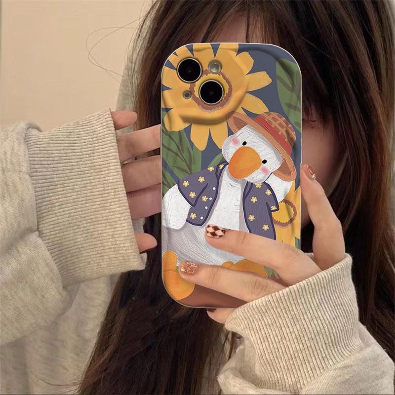 Sunflower duckling  Phone Caes