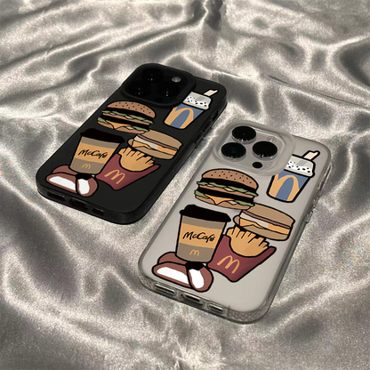 M burger Set Phone Cases