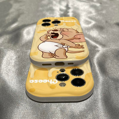 Cute Cheese Jerry Mouse Phone Cases